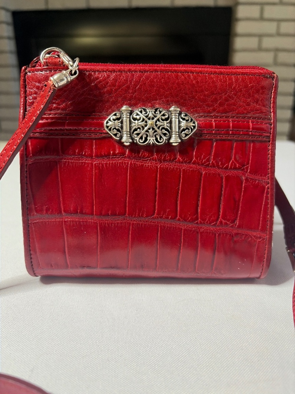 Brighton Mini Crossbody Purse in Leather - Picture 2 of 6